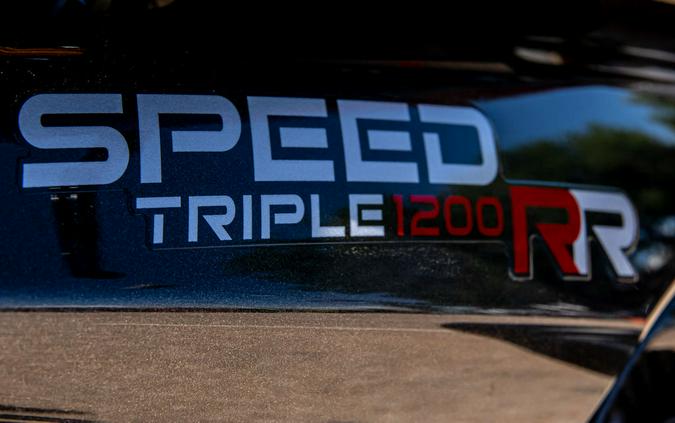2024 Triumph Speed Triple 1200 RR Red Hopper Storm Grey