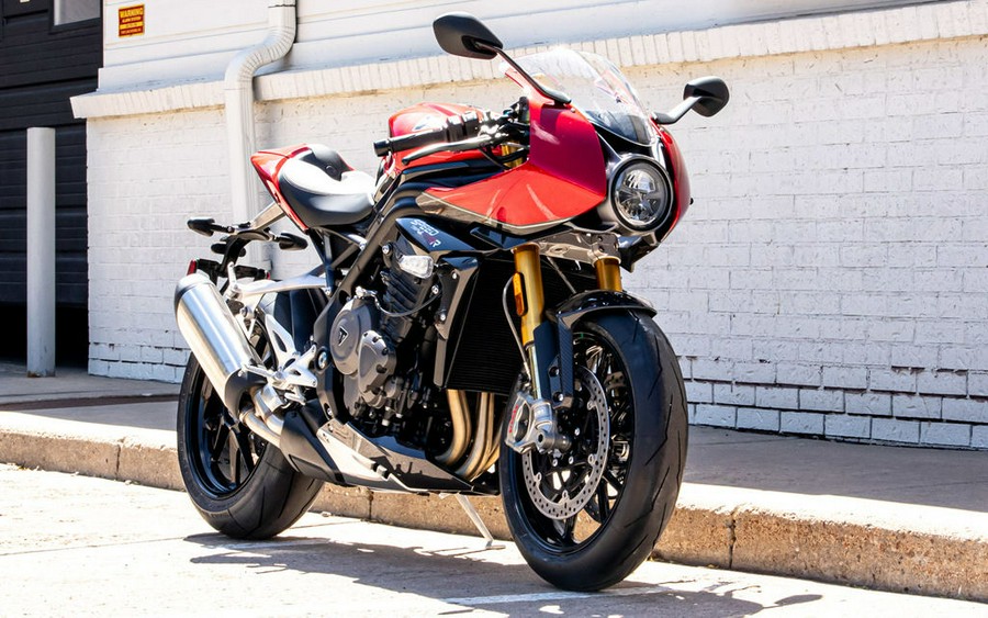 2024 Triumph Speed Triple 1200 RR Red Hopper Storm Grey