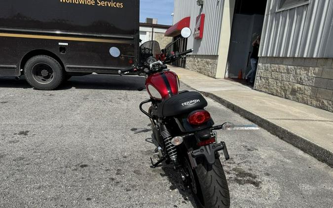 2023 Triumph Speed Twin 900 Chrome Edition Red Hopper
