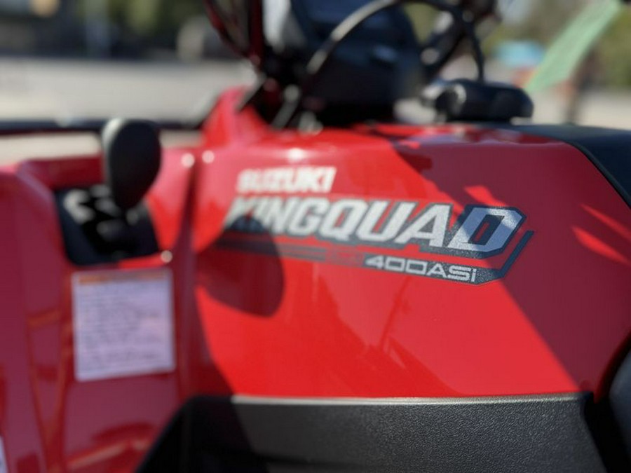 New 2024 Suzuki KingQuad 400ASi