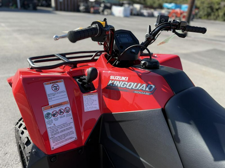 New 2024 Suzuki KingQuad 400ASi