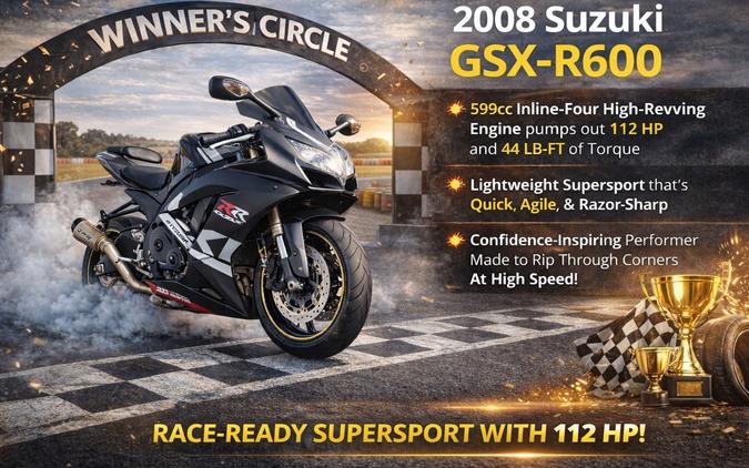 2008 SUZUKI GSX-R600 - F108776
