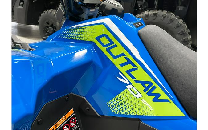 2024 Polaris Industries Outlaw® 70 EFI Blue Lime