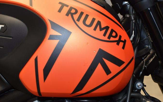 2023 Triumph Trident 660 Silver Ice Diablo Red
