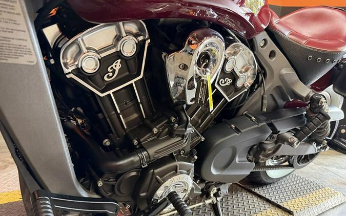 2018 Indian Scout ABS Burgundy Metallic