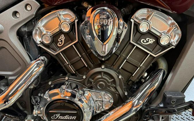 2018 Indian Scout ABS Burgundy Metallic