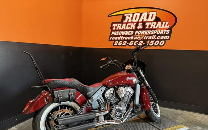 2018 Indian Scout ABS Burgundy Metallic