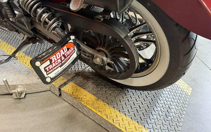 2018 Indian Scout ABS Burgundy Metallic