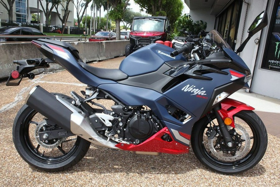 2026 Kawasaki Ninja 500 ABS Metallic Matte Twilight Blue