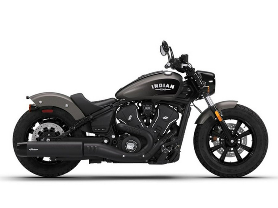 2026 Indian Scout Bobber Limited +Tech Heavy Metal Smoke