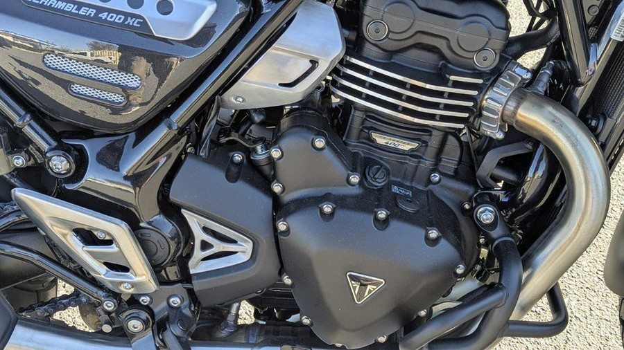 2025 Triumph Scrambler 400 XC Storm Grey