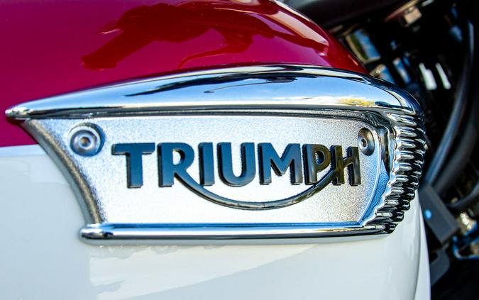 2024 Triumph Bonneville T100 Carnival Red/Fusion White