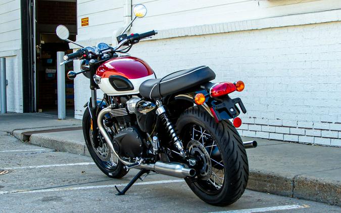 2024 Triumph Bonneville T100 Carnival Red/Fusion White