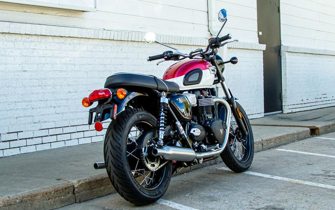 2024 Triumph Bonneville T100 Carnival Red/Fusion White