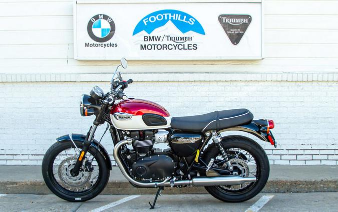 2024 Triumph Bonneville T100 Carnival Red/Fusion White