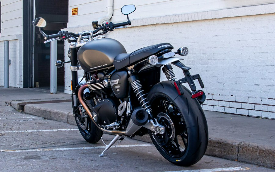 2024 Triumph Speed Twin 1200 Matte Ironstone/Matte Storm Grey