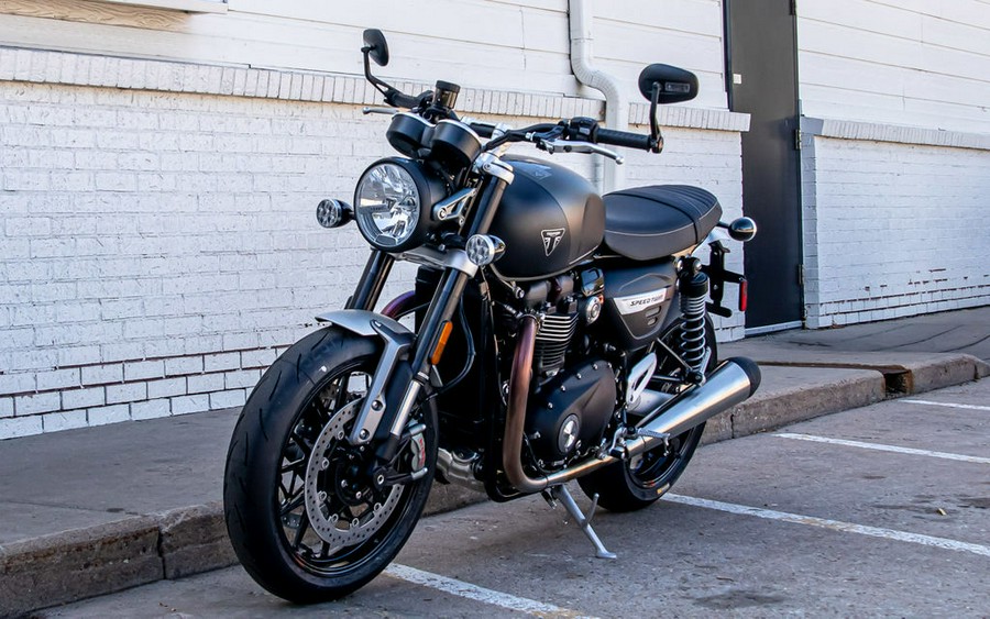 2024 Triumph Speed Twin 1200 Matte Ironstone/Matte Storm Grey