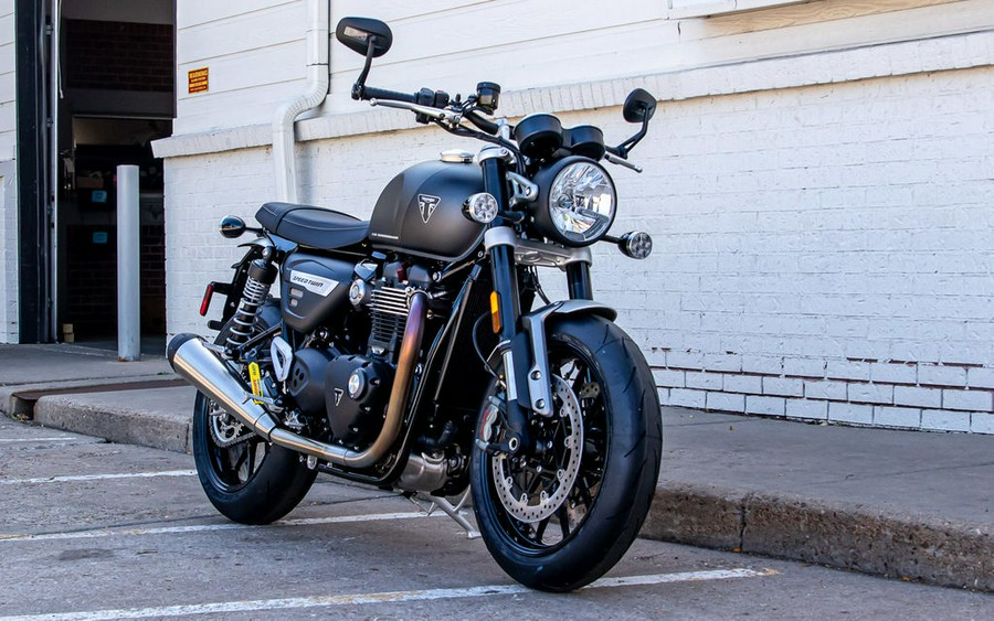 2024 Triumph Speed Twin 1200 Matte Ironstone/Matte Storm Grey