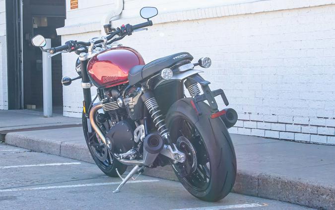 2024 Triumph Speed Twin 1200 Carnival Red/Storm Grey