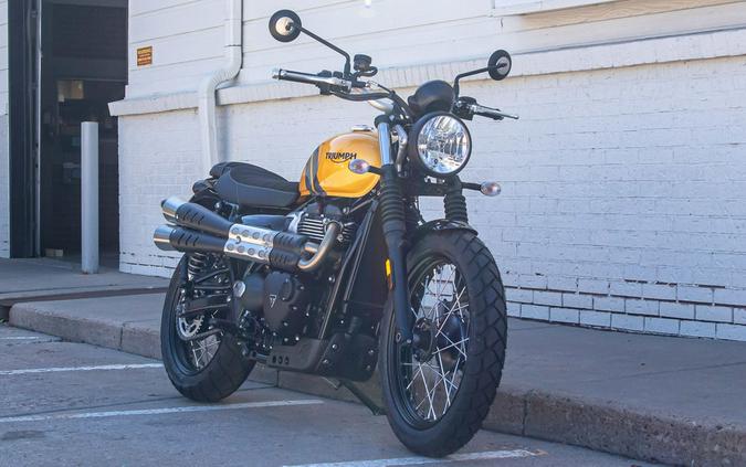 2024 Triumph Scrambler 900 Cosmic Yellow/Graphite