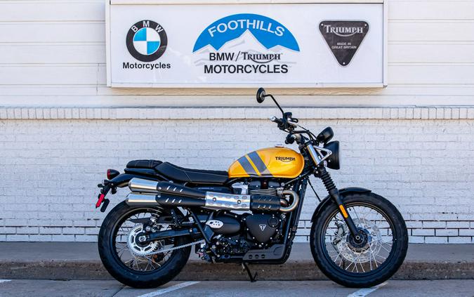 2024 Triumph Scrambler 900 Cosmic Yellow/Graphite