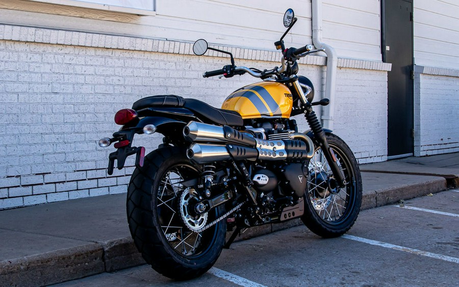 2024 Triumph Scrambler 900 Cosmic Yellow/Graphite