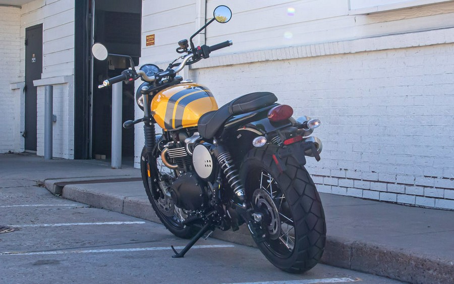 2024 Triumph Scrambler 900 Cosmic Yellow/Graphite