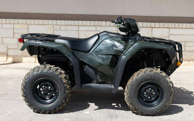 New 2024 HONDA FOURTRAX FOREMAN RUBICON 4X4 DCT BLACK FOREST GREEN