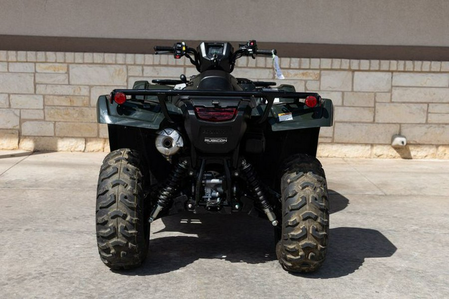 New 2024 HONDA FOURTRAX FOREMAN RUBICON 4X4 DCT BLACK FOREST GREEN