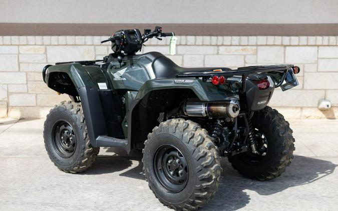 New 2024 HONDA FOURTRAX FOREMAN RUBICON 4X4 DCT BLACK FOREST GREEN