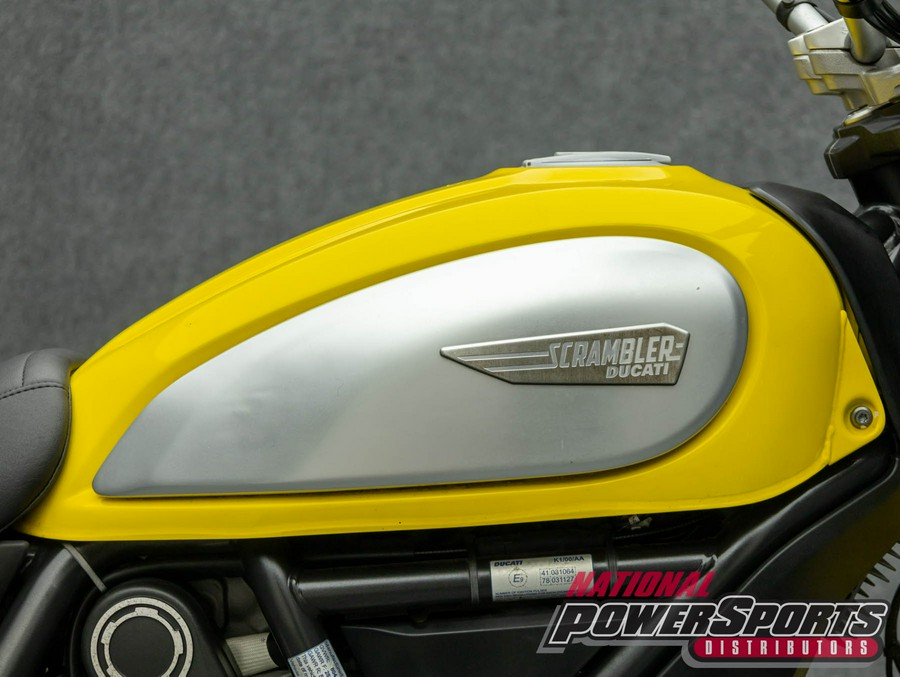 2015 DUCATI SCRAMBLER ICON 800 W/ABS