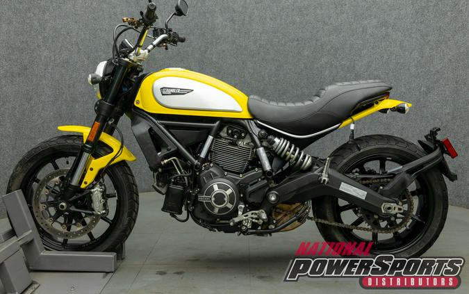 2015 DUCATI SCRAMBLER ICON 800 W/ABS