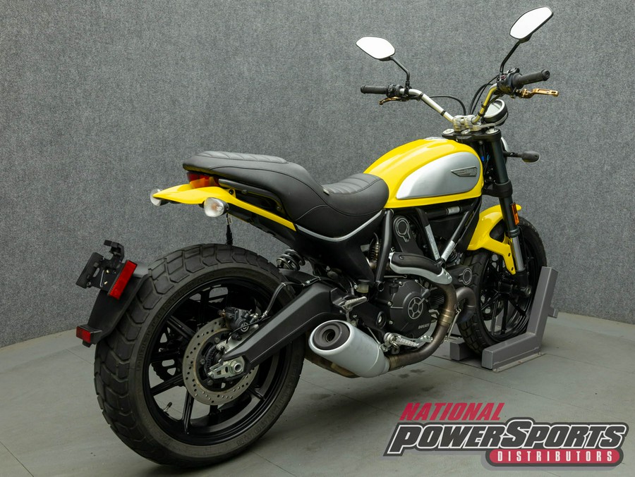 2015 DUCATI SCRAMBLER ICON 800 W/ABS