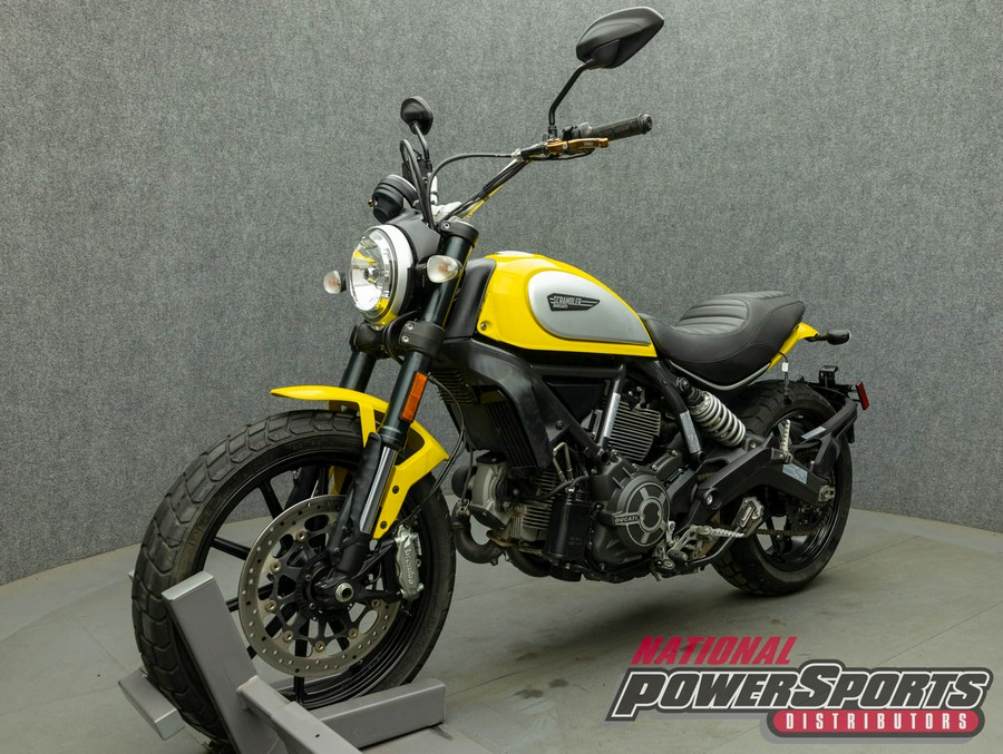 2015 DUCATI SCRAMBLER ICON 800 W/ABS