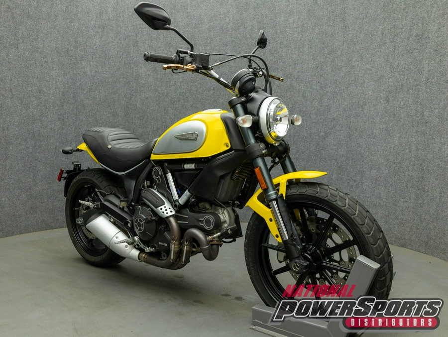 2015 DUCATI SCRAMBLER ICON 800 W/ABS