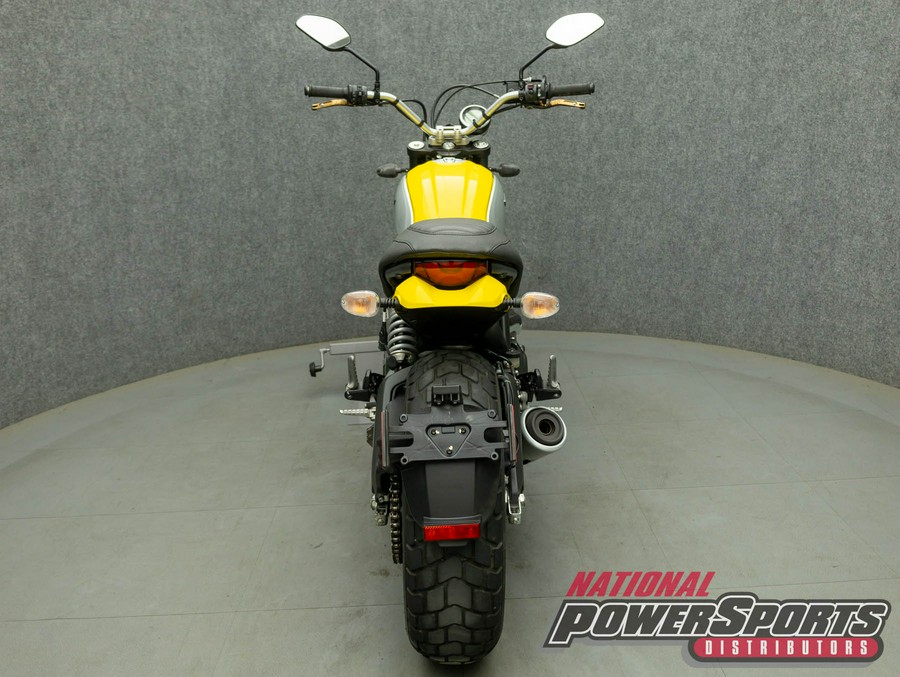 2015 DUCATI SCRAMBLER ICON 800 W/ABS