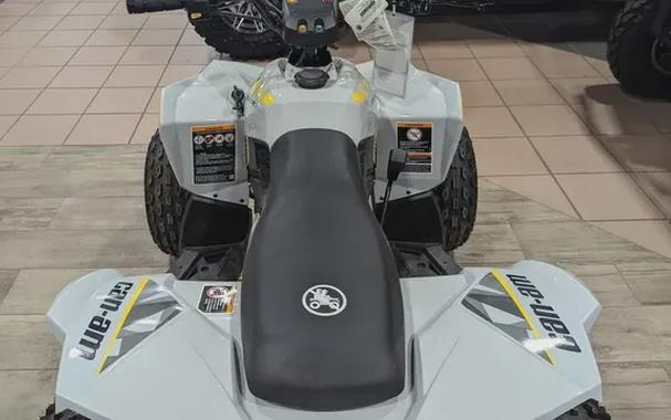New 2024 CAN-AM RENEGADE 110 EFI CATALYST GRAY AND NEO YELLOW
