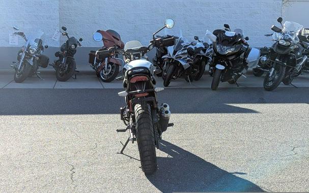 2025 Triumph Scrambler 400 XC Vanilla White