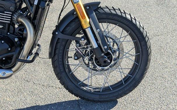 2025 Triumph Scrambler 400 XC Vanilla White