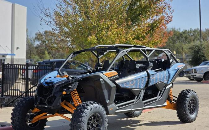 2026 Can-Am® Maverick X3 MAX RS Turbo Scandi Blue & Orange Crush