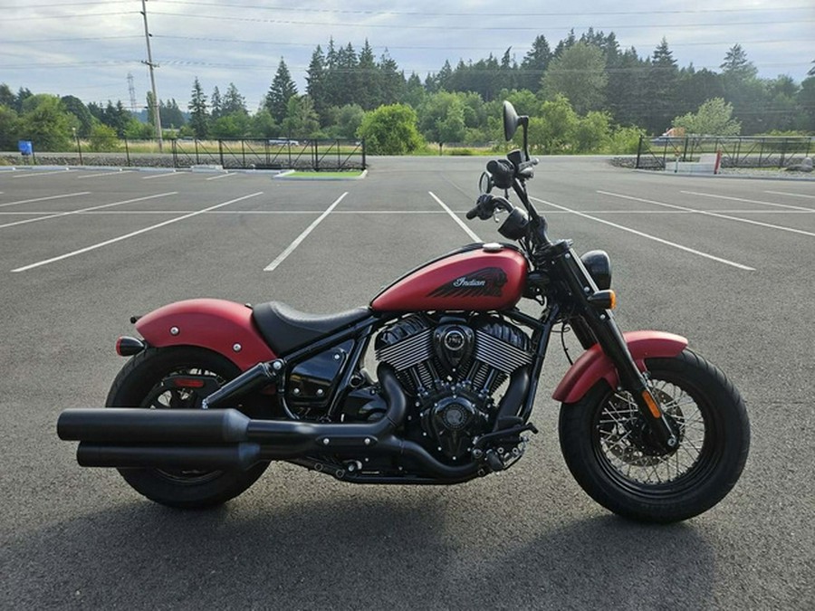 2024 Indian Chief Bobber Dark Horse Sunset Red Smoke