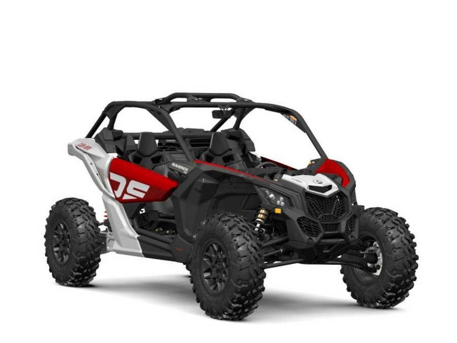 2024 Can-Am® Maverick X3 DS Turbo Fiery Red & Hyper Silver