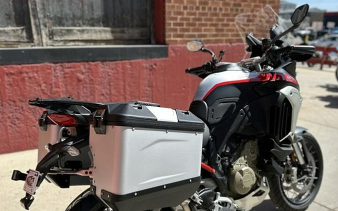 2025 Ducati Multistrada V4 Rally Brushed Aluminium & Matt Blac