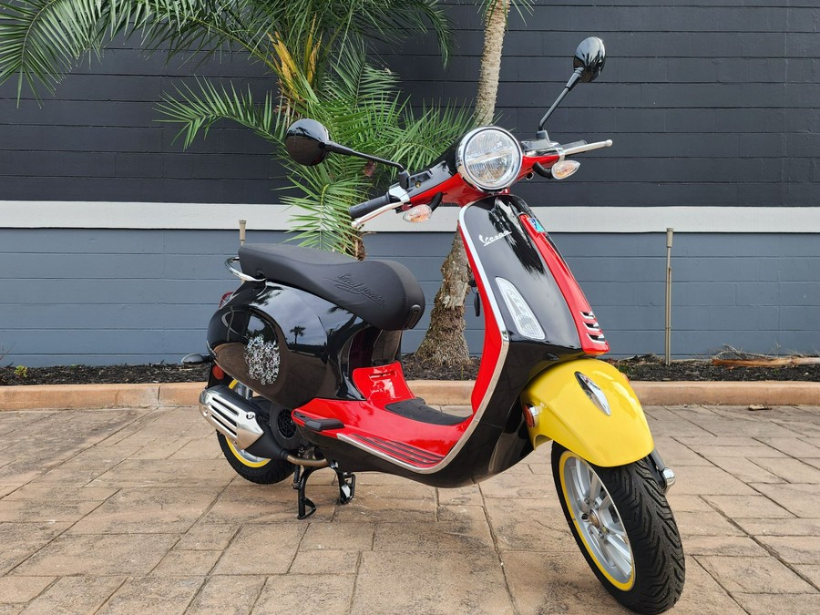 2023 Vespa Primavera 150 Disney Mickey Mouse Edition By Vespa