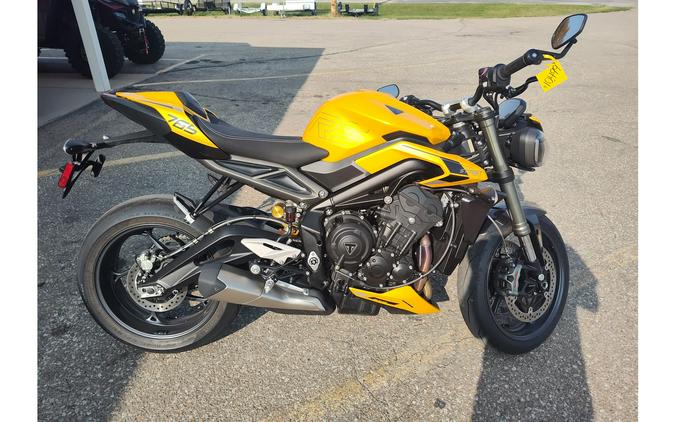 2024 Triumph Street Triple 765 RS Cosmic Yellow