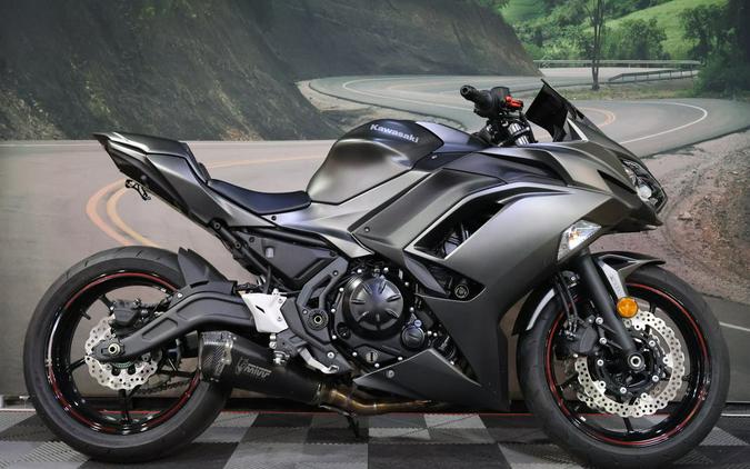 2022 Kawasaki Ninja® 650 ABS Metallic Matte Graphenesteel Gray