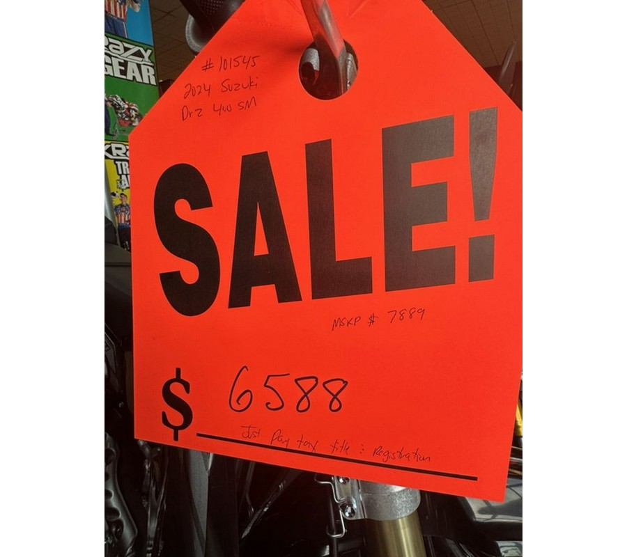 2024 Suzuki DR-Z 400SM
