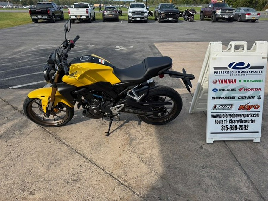 2024 Honda CB300R ABS Pearl Dusk Yellow