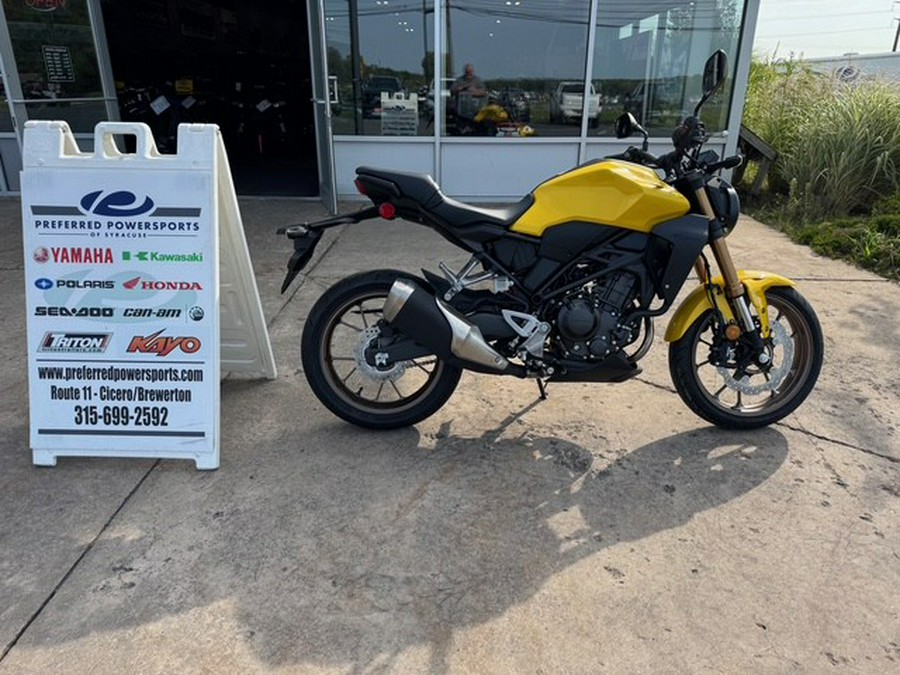 2024 Honda CB300R ABS Pearl Dusk Yellow