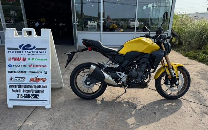 2024 Honda CB300R ABS Pearl Dusk Yellow